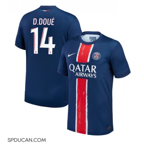 Muški Nogometni Dres Paris Saint-Germain Desire Doue #14 Domaci 2024-25 Kratak Rukav